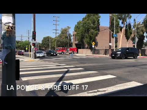 Lafd engine 46 responding