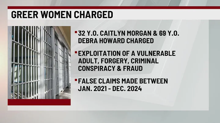 Greer women charged with exploiting vulnerable adult, more