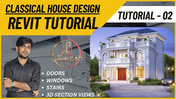 Classical House Exterior in Revit – Tutorial 02 | Revit 2025 Step-by-Step 🏛️