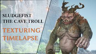 The Cave Troll - Texturing Timelapse and Process Commentary