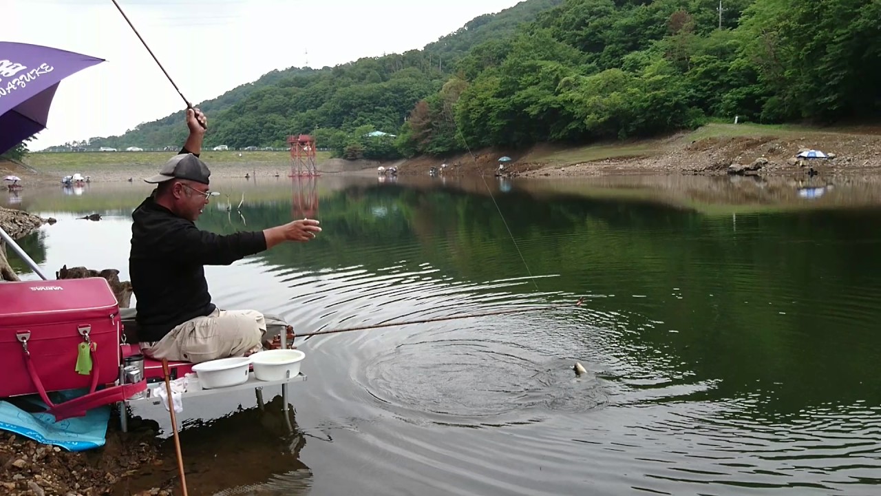 2017年6月25日(日）へらぶな釣り 秘密のダムにて② YouTube