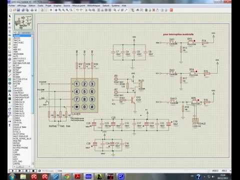 Gérer un clavier matriciel de 12 caractères avec FlowCode à l'aide d'un PIC18F452