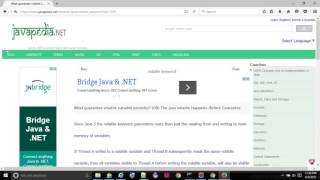 What guarantee does volatile provides or volatile Happens-Before Guarantee? - javapedia.net Profile