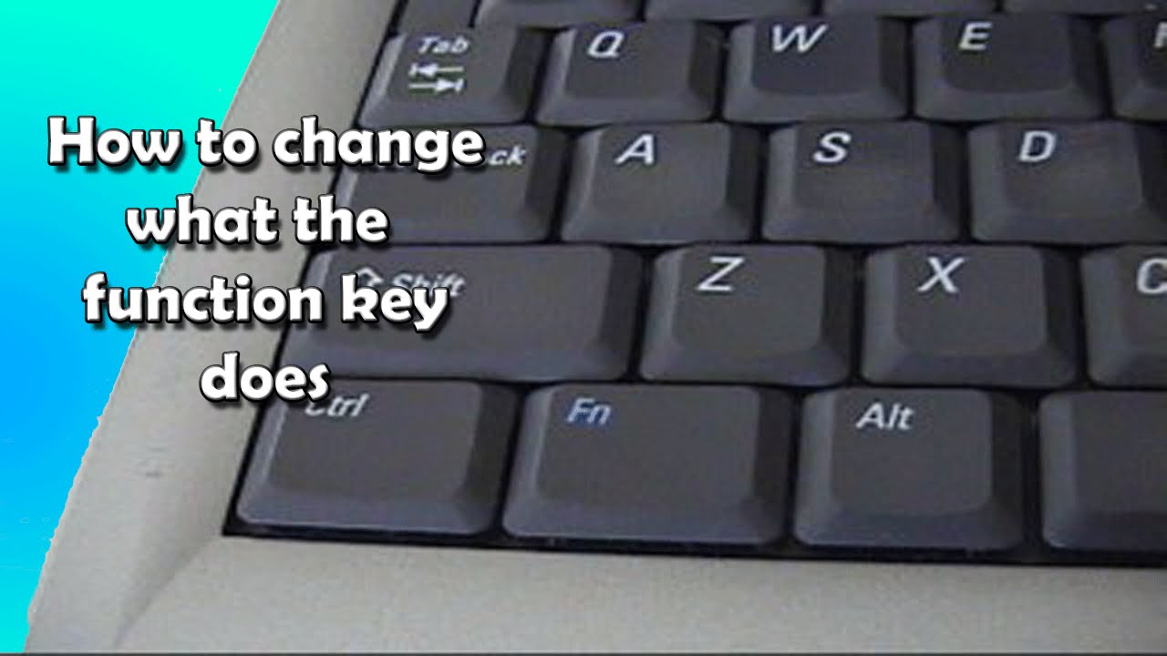 Change the function key (Dell)(Windows 7) - YouTube