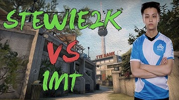 CSGO: POV Cloud9 Stewie2K vs Immortals (32/21) overpass @ ESL Pro League Season 4