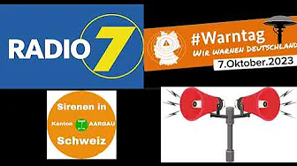 Morgen Probealarm Laufenburg Deutschland 🇩🇪 |Feueralarm 12:00 🕛 |Live um 11:58|7.Oktober.2023 thumbnail