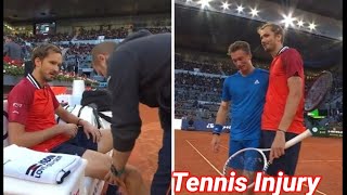 Daniil Medvedev explains sudden injury scare that forced him to retire from Madrid OpenDaniil Med