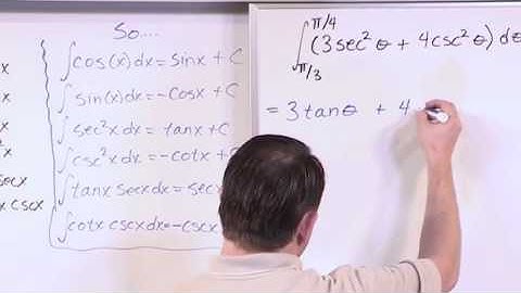 Lesson 10 - Integrating Trig Functions, Part 3 (Calculus 1)