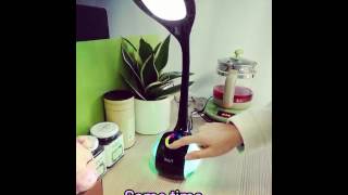 WILIT T3 LED desk lamp with 3 brightness levels and colorful light screenshot 5