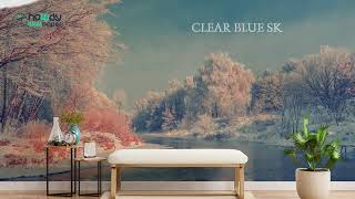 Snowy Winter Forest Removable Wallpaper Design for Beautiful House Living Area Interior Wall Decor screenshot 2