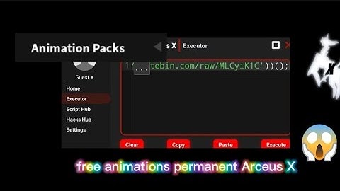 free animations permanent Arceus X