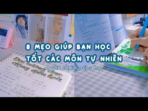 Video 8 mẹo giúp học tốt các môn tự nhiên // tips học + tài... - YouTube