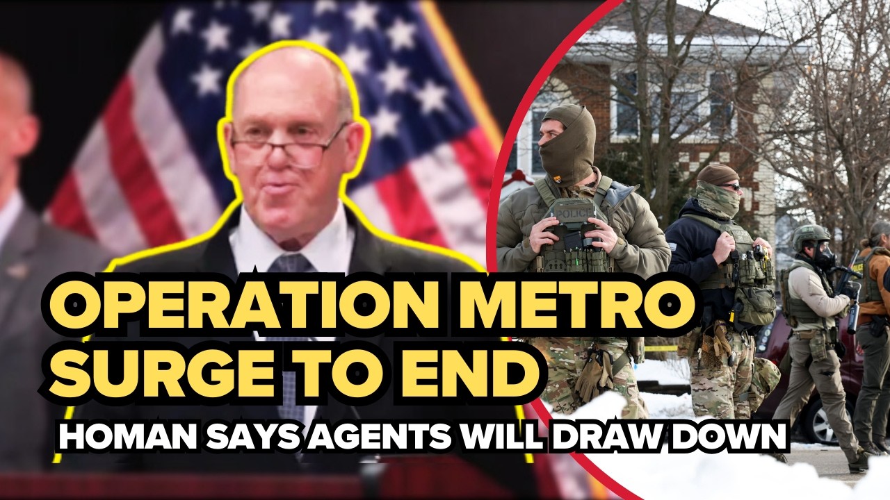 “I have proposed this surge conclude” — Homan on drawdown in Minnesota (FULL)