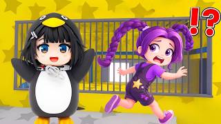 LILY LOVEBRAIDS BREAKS OUT OF GUGU GAGA PENGUIN PRISON IN ROBLOX (OBBY) screenshot 4