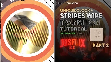 banqnas Unique clock + stripes wipe Transition on Alight motion | Jusflix. (read desc.)