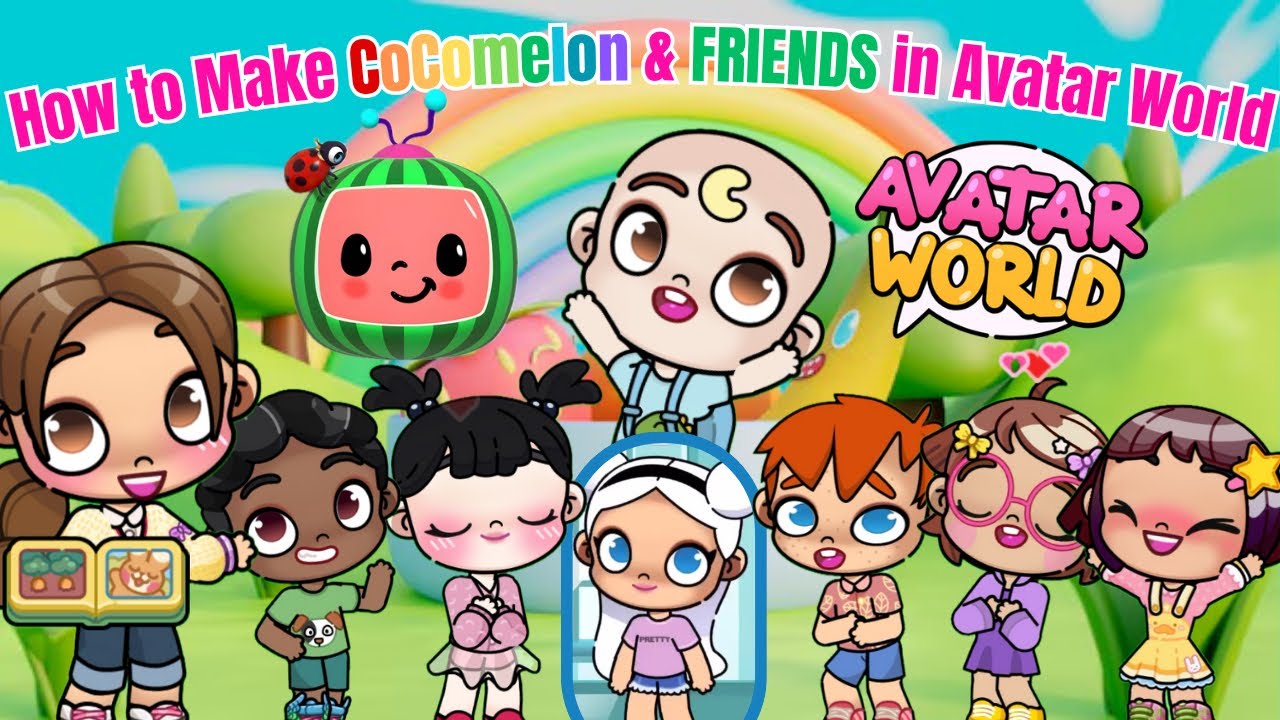 How to Make COCOMELON and FRIENDS in AVATAR WORLD TUTORIAL! - YouTube
