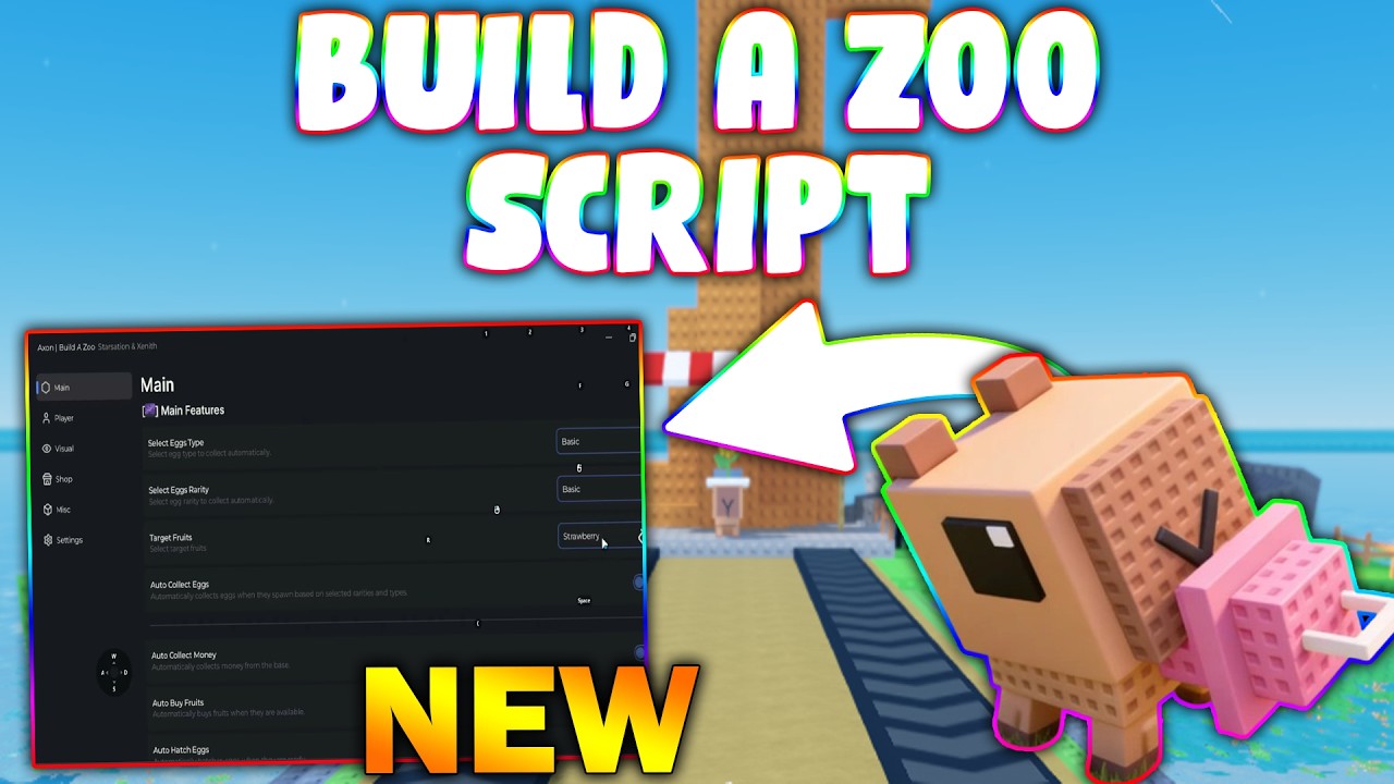 *NEW* Build a Zoo Script (PASTEBIN 2026) (AUTO COLLECT ,HATCH AURA ...