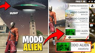 VAZOU! NOVO MODO ALIENÍGENAS NO FREE FIRE