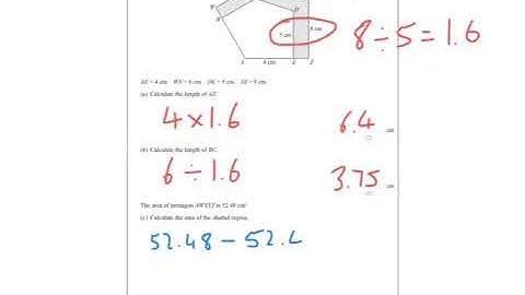 January 2017 IGCSE 4HR Q14 Similarity
