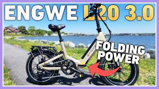 ENGWE...L20 3.0.  New Model Folding Full Suspension Ebike with Fast Charge and Anti-Theft Features.