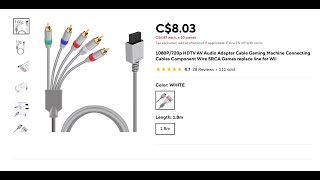 Cheap AliExpress Wii Component vs. HDMI vs. Composite – Worth It?