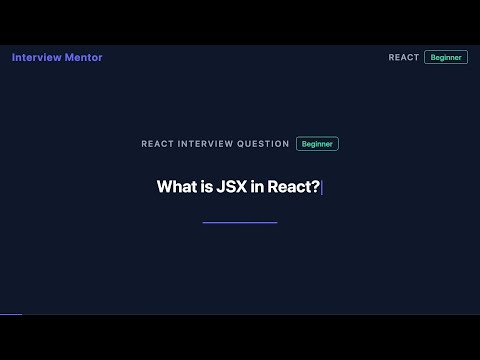 What is JSX in React? Explained in 90 Seconds