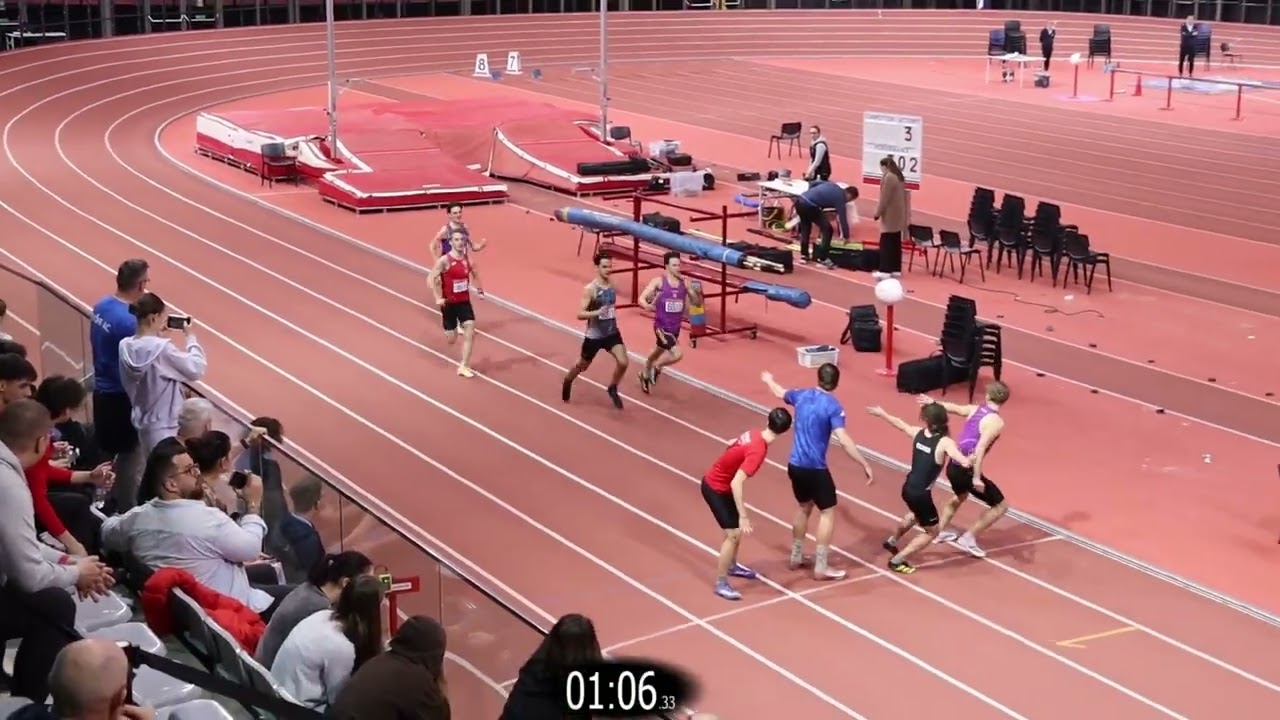 2026.02.22  Fedettpályás U20 és U18 Atlétikai Magyar Bajnokság 4x200m váltó