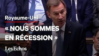 « Le Royaume-Uni est maintenant en récession », annonce le ministre des Finances britanniques