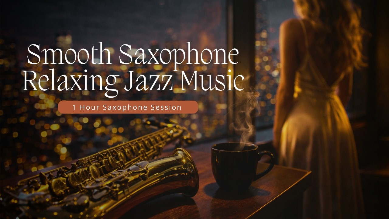 1 Hour Relaxing Jazz Music | Smooth Saxophone Music | Luxury Apartment Sunset