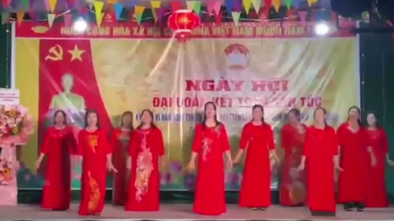 Múa Vũ Điệu Kết Đoàn đội dân vũ thôn Đâu Kiên xã An Quang 2025