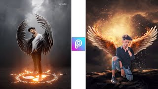 Wings Photo Editing PicsArt | photo editing 2021 new video | devi mask photo editing screenshot 4