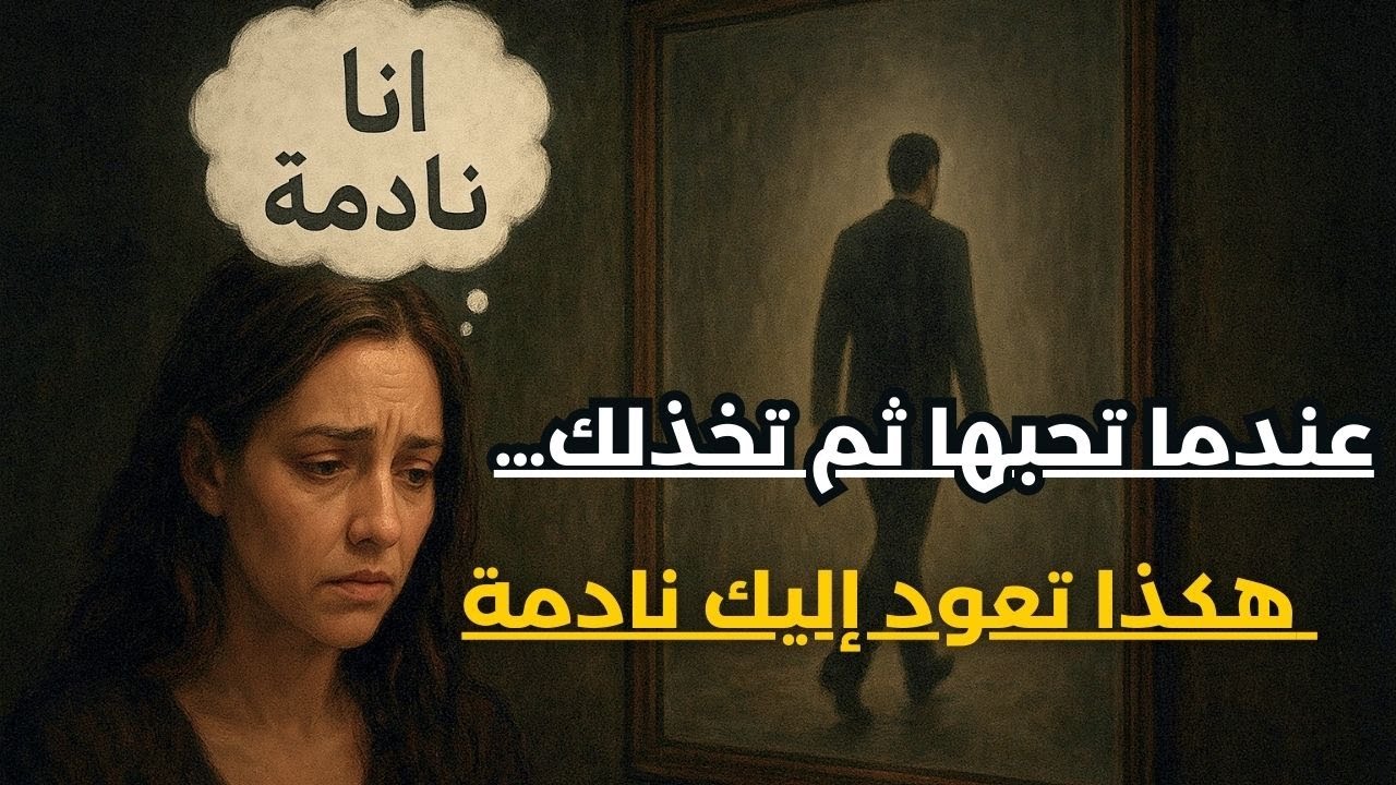 المرأة التي تُعلق الرجل بها ثم تخذله | هكذا تجعلها تعود نادمة ومعتذرة