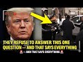 They Refuse to Answer This One Question, And That Says Everything #breakingnews #trump