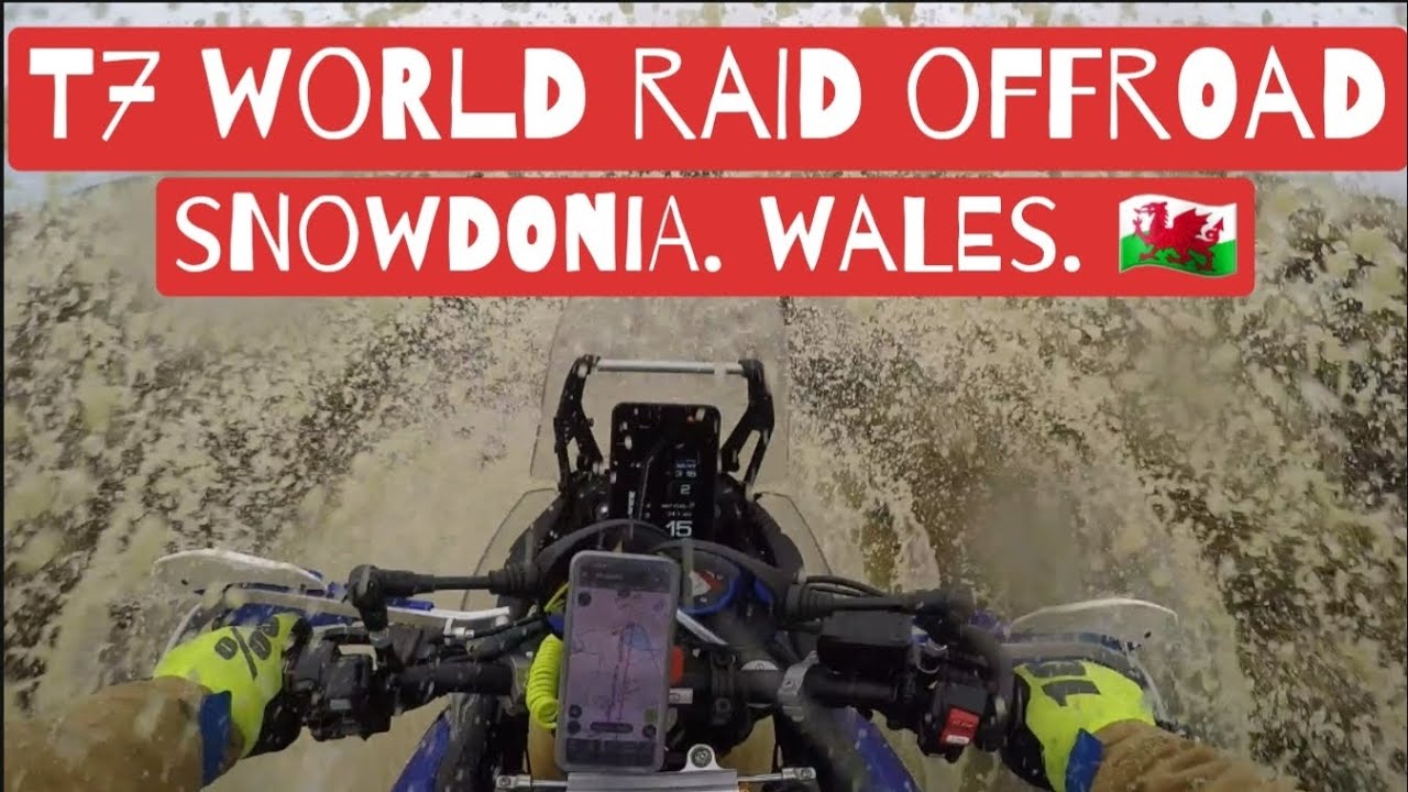 Tenere 700 World Raid Offroad. Snowdonia Sarn Helen wayfarer lost