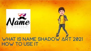 Let's create amazing photos by Name Text Shadow Art            #photoeditor#logoeditor #photodigesn screenshot 4