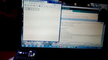 Arduino wifi web server   Led on off