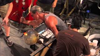 William Morris demonstrates glass blowing screenshot 2