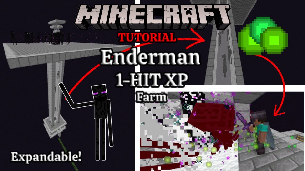 Enderman XP Farm | Minecraft Tutorials | Simple and Easy! | YelloBeast