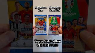 Topps Match Attax Euro 2024 pack opening battle!