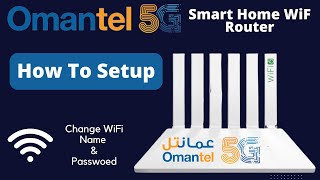 How To Configure Omantel 5G Home WiFi / How To Change Password Omatel 5G   D5H-EA62-1 greenpacket