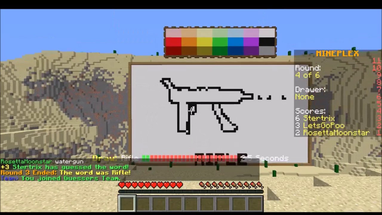 Minecraft Draw My Thing: THE EYEPATCH ft. Stertrix and Moonstar