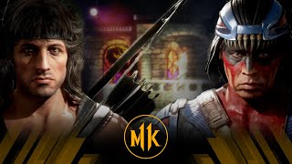 Mortal Kombat 11 - Rambo Vs Nightwolf Very Hard