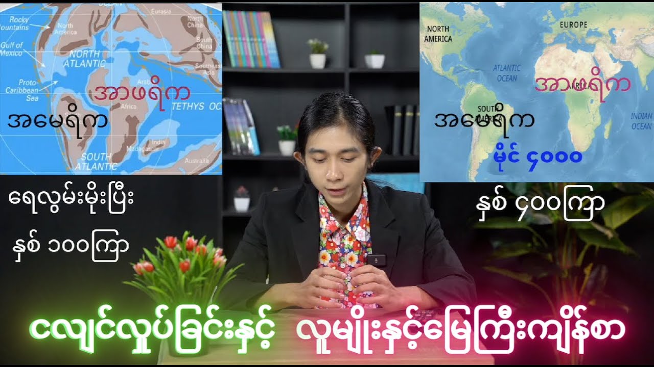 ငလျင်ဖြစ်ပေါ်ခြင်းကြောင့် တိုက်ကြီးများ၊လူမျိုးများ၊ ဘာသာများ၊အယူအဆများကွဲပြားခြင်း