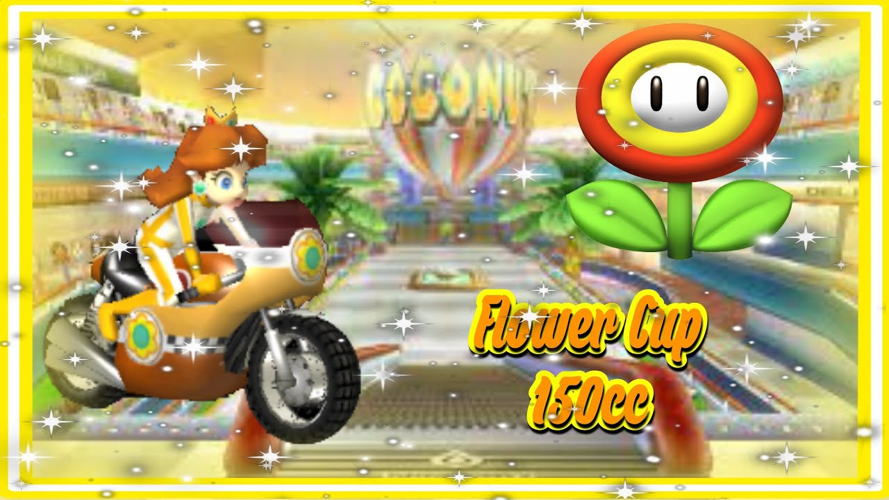 ✿ Mario Kart Wii - Flower Cup 150cc | Daisy Gameplay | (Coconut Mall meltdown) ✿