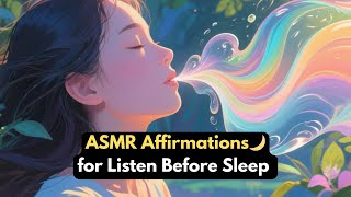 Releasing Daily Stress Before Sleep - ASMR Affirmations