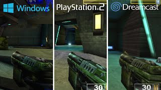 Unreal Tournament [1999] PC vs PS2 vs Dreamcast (Graphics Comparison)