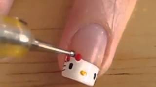Cute Hello Kitty Nail Art screenshot 4