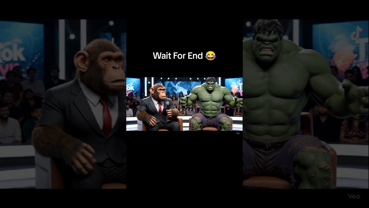 “Monkey Interviews Hulk 😂 | Biryani Aloo Fun Desi Comedy 