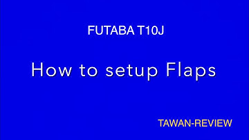 How to setup flaps on RC plane