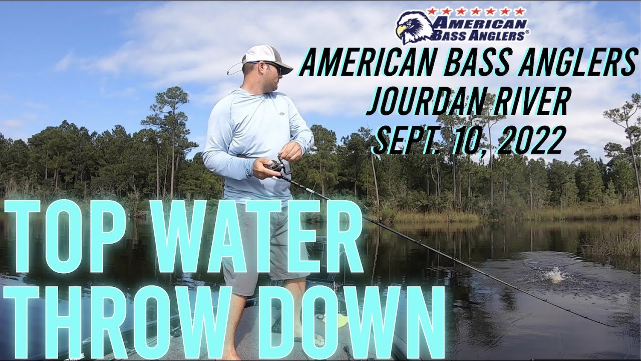 American Bass Anglers: Jourdan River TOPWATER BASS FISHING SMACK DOWN